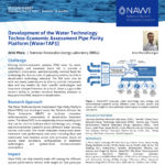 Development of the Water Technology Techno-Economic Assessment Pipe Parity Platform (Water-TAP3)