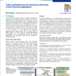 Tailored Reductants for Selenium Removal in Iron Electrocoagulation