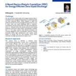 A Novel Electro-Dialytic Crystallizer (EDC) for Energy Efficient Zero-liquid Discharge