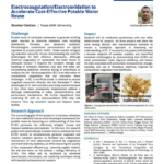 Electrocoagulation Electrooxidation to Accelerate Cost-Effective Potable Water Reuse